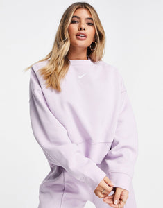 Nike mini swoosh sweatshirt lilac