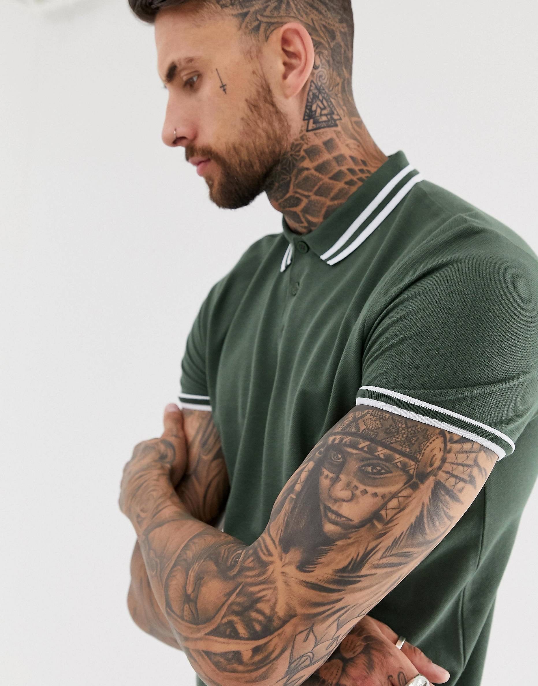 Maic Tipped pique - Polo