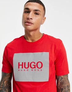 HUGO relefctive box red