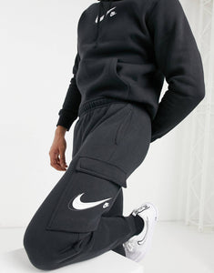 Nike court cargo joggers black