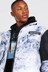 Tie Dye Oversized Puffer