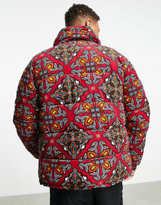 Karl Kani puffer jacket multi