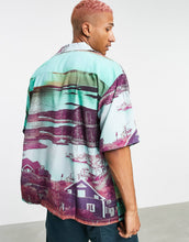 Load image into Gallery viewer, Weekday coffee oversized scenery shirt