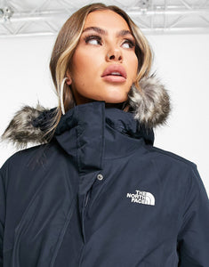 The North Face parka coat navy