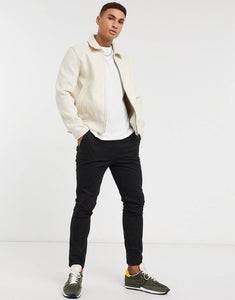 Faux wool Jacket in off white