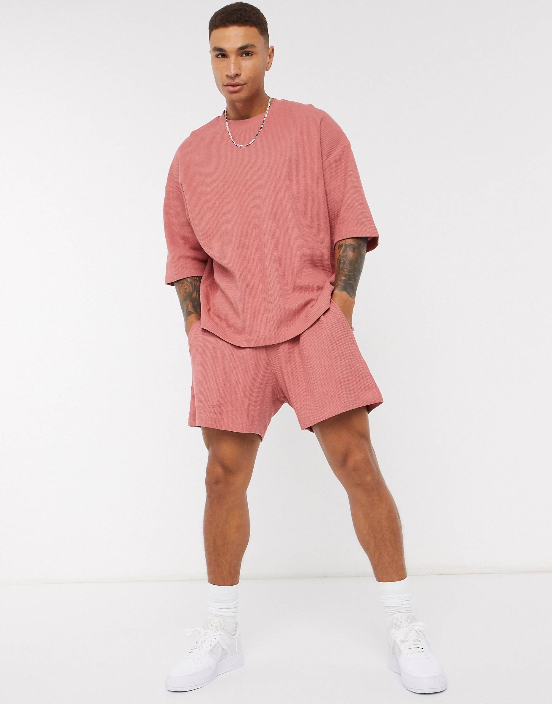 Set Co-ord Jersey Waffle - Oversized