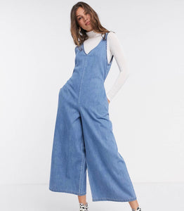 Jumpsuit Soft Denim in Blue