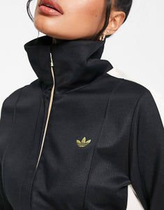 adidas Originals 'ski chic' jumpsuit black