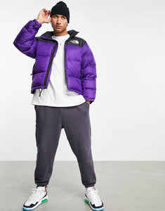 The North Face Nuptse jacket purple