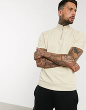 Load image into Gallery viewer, Maic organic half zip - in beige