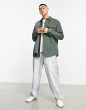 Load image into Gallery viewer, Tommy Jeans overshirt dark green