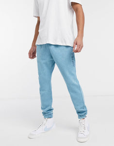 Nike Just Do It washed joggers blue