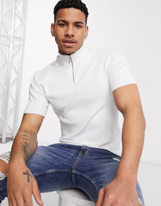 Maicë River Island half zip - White