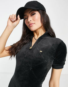 adidas Originals velour dress black