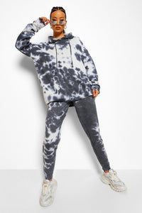 Tie Dye Oversized Hoodie And Jogger Set