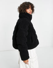 Load image into Gallery viewer, Nike borg padded jacket black