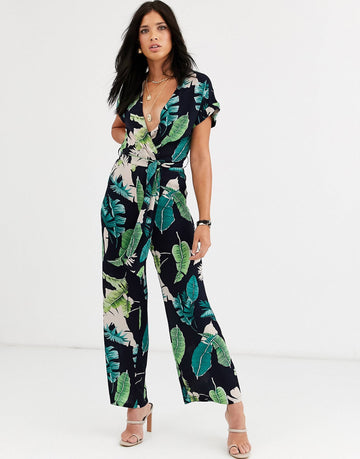 Liquorish jumpsuit - Palm print