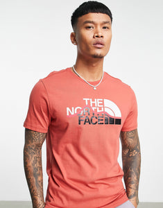 The North Face Mountain Line red