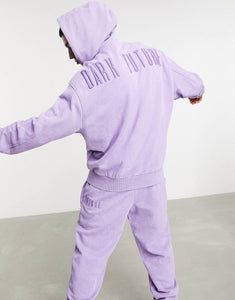 Dark Future co-ord oversized in purple wash