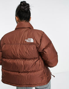 The North Face Nuptse down jacket brown