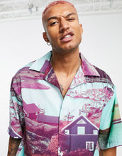 Load image into Gallery viewer, Weekday coffee oversized scenery shirt