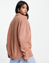 Load image into Gallery viewer, Nike mini swoosh sweatshirt mineral clay