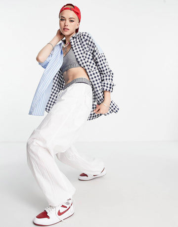 Tommy Jeans gingham stripe shirt