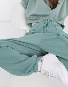 Jogger oversized Sage Green