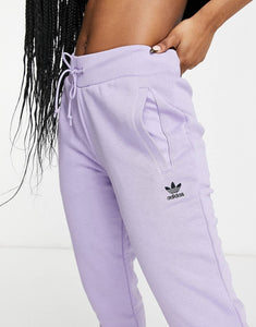 adidas Originals Trefoil Essentials joggers purple