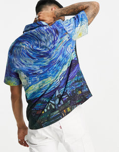 Van Gogh shirt artwork print