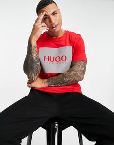 HUGO relefctive box red