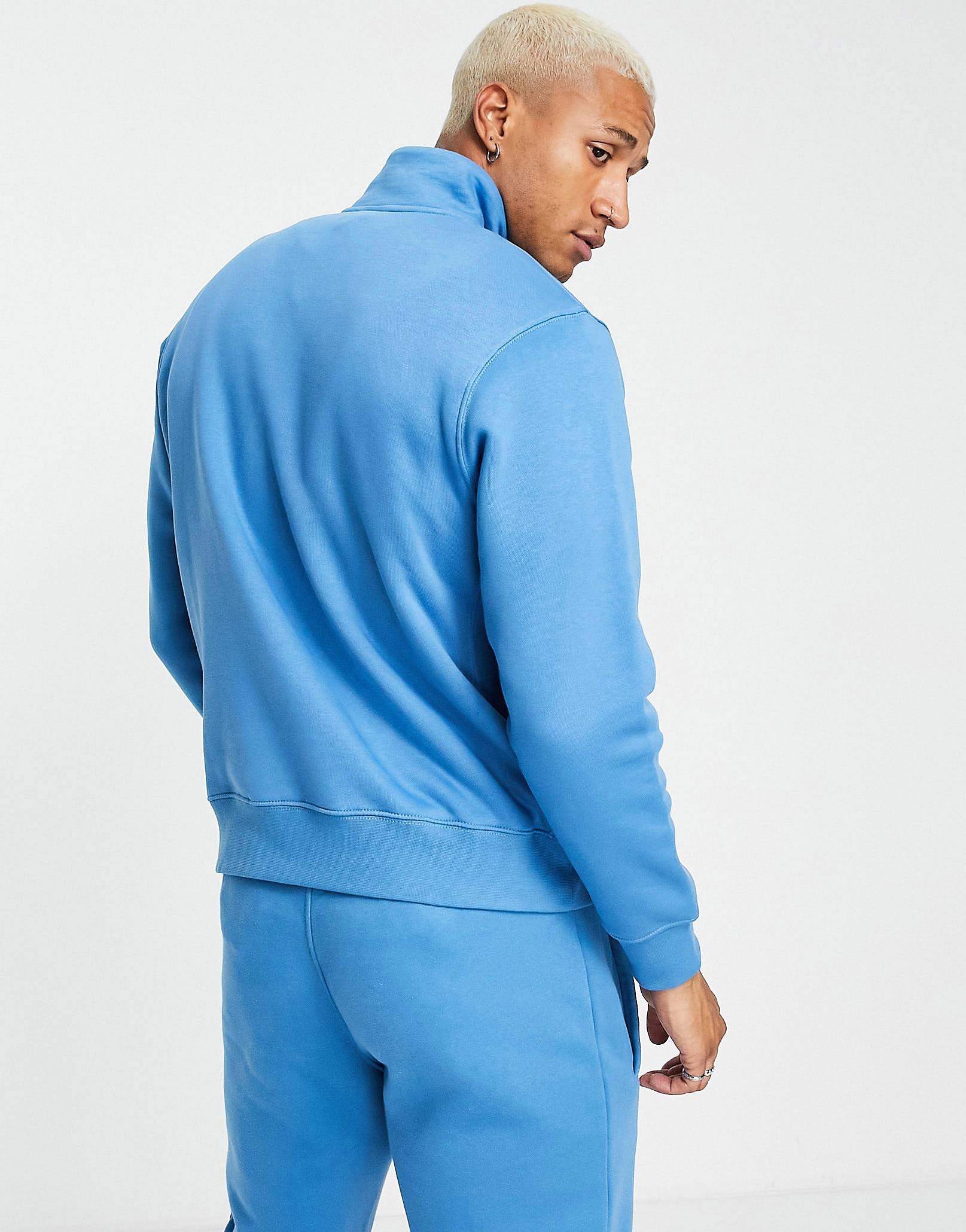 Nike Club half zip dutch blue