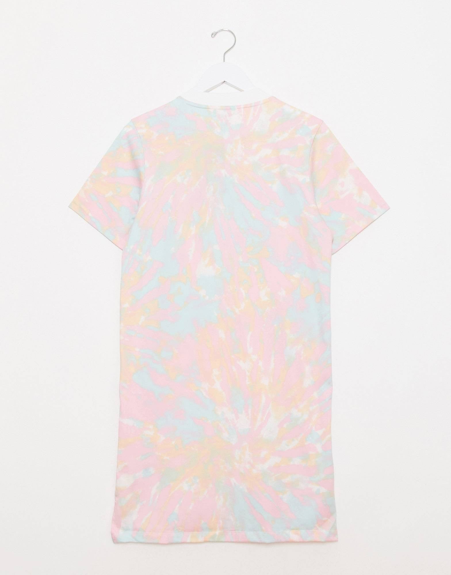 Fustan adidas trefoil - pink tie dye