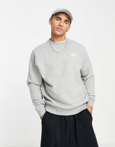 Nike Club crew neck sweatshirt grey