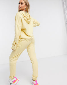 Tracksuit in Washed Yellow