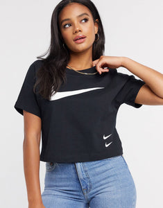 Maicë Nike double Swoosh - Black