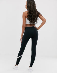 Nike Black Club Leggings Swoosh logo