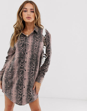 Fustan Missguided - Snake print