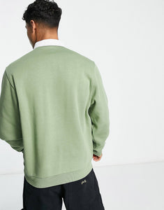 Nike Club long sleeve polo top green