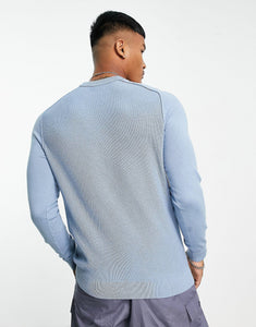 BOSS Casual Kesom jumper pastel blue