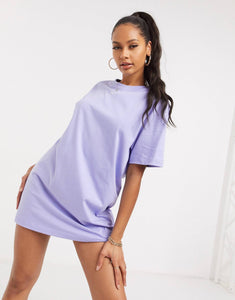 Fustan Nike mini swoosh oversized - in purple