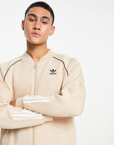 adidas Originals SPRT bomber jacket beige