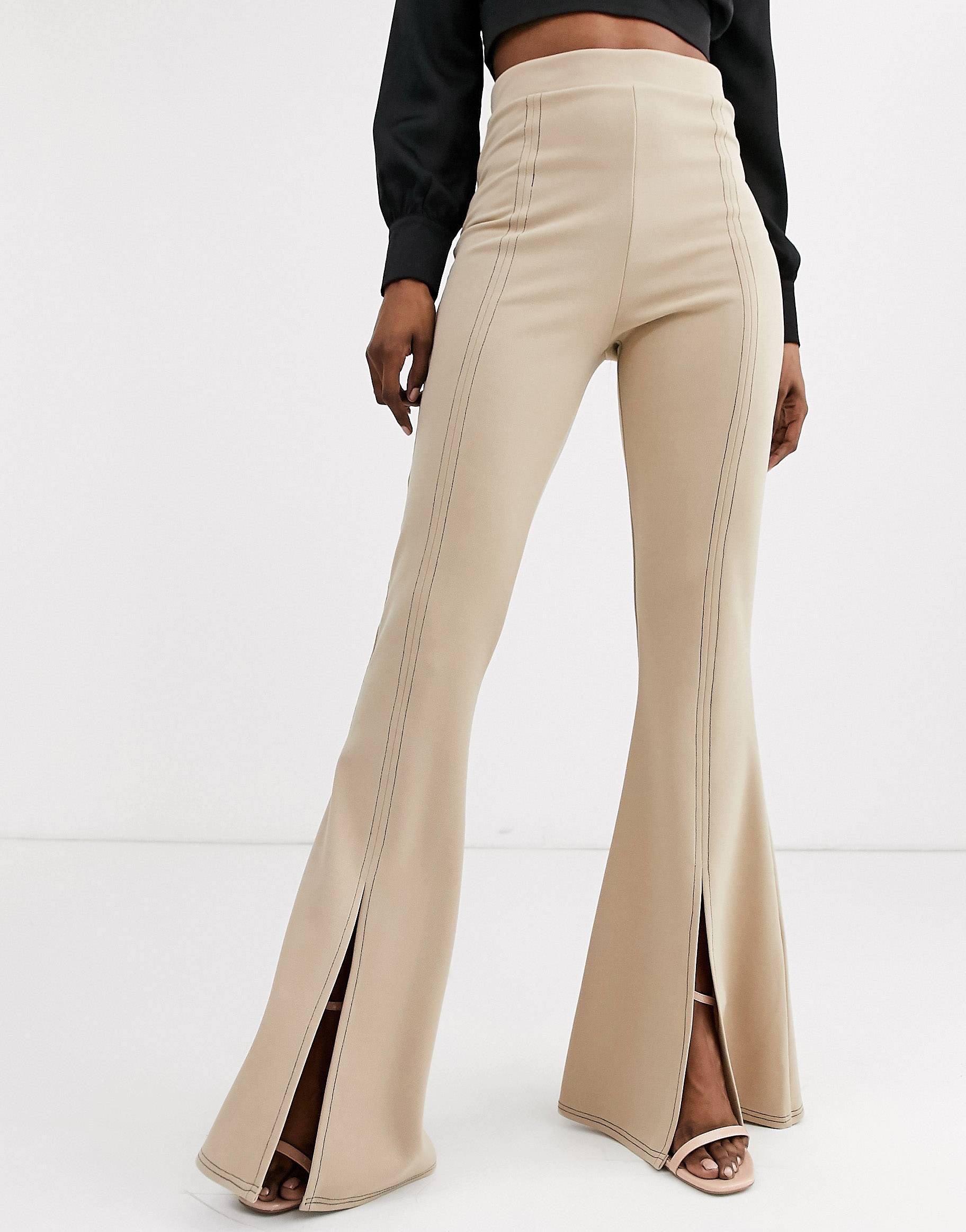 Pantolla Flared - Camel