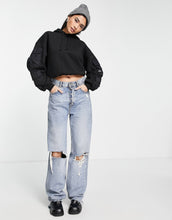 Load image into Gallery viewer, Dr Denim utility hoodie black