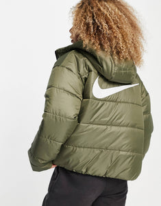 Nike classic padded jacket khaki olive
