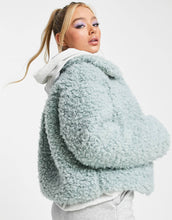 Load image into Gallery viewer, UGG Maeve sherpa jacket grey