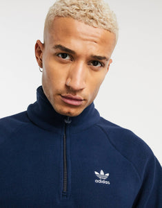 adidas Originals 1/4 zip fleece navy