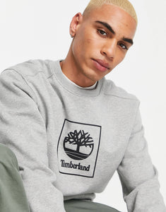 Timberland Stack logo light grey