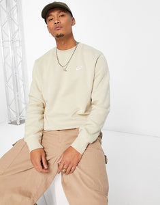 Nike Club sweatshirt cream