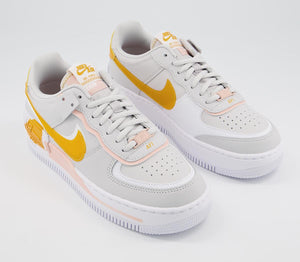 Nike Air Force 1 Shadow - Grey & Yellow